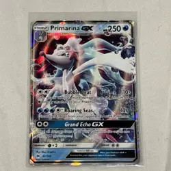 2017 Pokemon PRIMARINA GX 42/149 SM Base Set Holo - Image 1