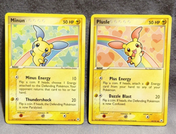 Pokemon Plusle and Minun 67/101 69/101 Hidden Legends Non-Holo 2004 = Both NM - Image 1