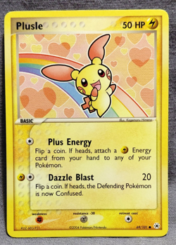 Pokemon Plusle and Minun 67/101 69/101 Hidden Legends Non-Holo 2004 = Both NM - Image 3
