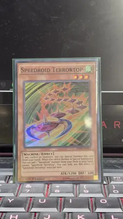 Yugioh! LP Speedroid Terrortop - HSRD-EN001 - Super Rare - 1st Edition Lightly P - Image 1
