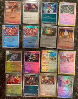 Pokemon TCG POKE BALL Holo 30 Card Lot Prismatic Evolutions Masterball NM - Image 1