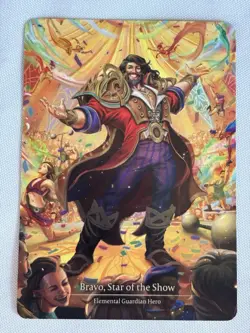 Flesh and Blood FAB Bravo, Star of the Show NM Marvel Cold Foil Everfest - Image 1