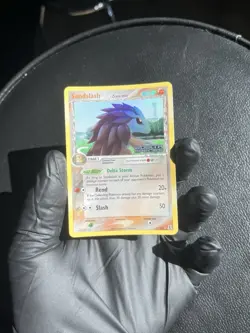 Sandslash 27/113 EX Delta Species Reverse Holo Rare Pokemon Card Stamped DMG - Image 1