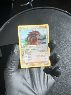Sandslash 27/113 EX Delta Species Reverse Holo Rare Pokemon Card Stamped DMG - Image 2
