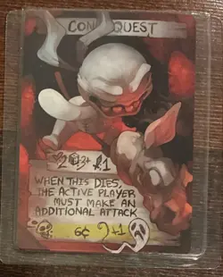 The Binding Of Isaac: Four Souls Conquest Sony Shock Promo Card New Limited Rare - Image 1