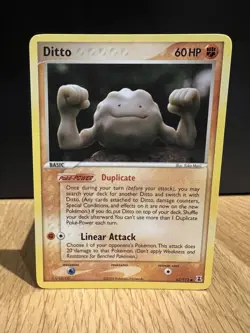 Ditto EX Delta Species 62/113 Excellent Geodude Pokemon Card 2005 - Image 1