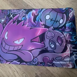 Gengar Ghost Pokemon Rubber Playmat Play Mat For Tcg Trading Card Game Mimikyu - Image 2
