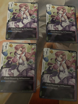 Gundam Card Game Overflowing Affection GD01-118 U X4 - Image 1