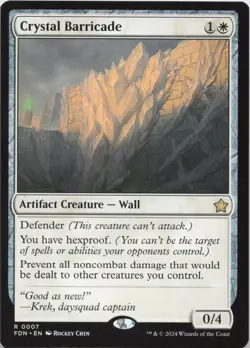 Crystal Barricade R Foundations 7 NM MTG - Image 1