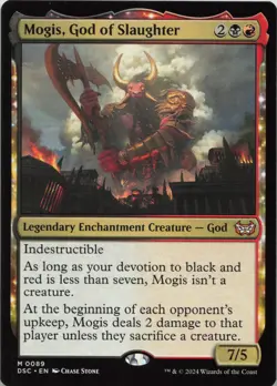 Mogis, God of Slaughter Commander: Duskmourn: House of Horror 346 LP-NM - Image 1