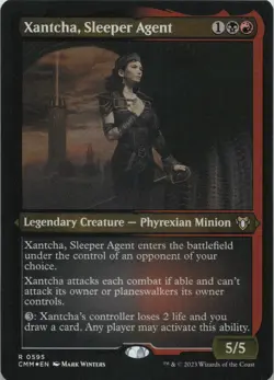 Xantcha, Sleeper Agent (Foil Etched) - FOIL - R Commander Masters 595 - MTG - Image 1