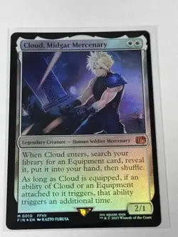 Cloud, Midgar Mercenary FINAL FANTASY Foil #10 - Image 1