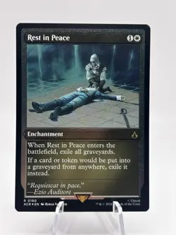 Rest in Peace 0180 Foil Etched Universes Beyond: Assassin's Creed ACR MTG NM - Image 1