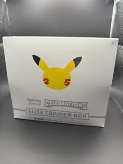 2021 POKEMON SWSH CELEBRATIONS 25TH ANNIVERSARY ETB ELITE TRAINER BOX - SEE DISC - Image 1