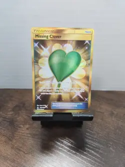 MISSING CLOVER 168/156 Pokemon TCG SM Ultra Prism * Gold Secret Rare - NM - Image 1