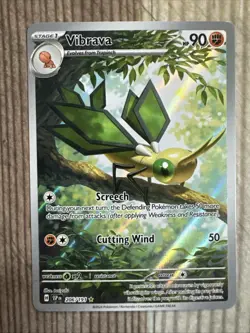 Vibrava - 206/191 - Pokemon Surging Sparks Illustration Rare NM - Image 1