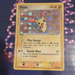Plusle Common Reverse Holo Hidden Legends 69/101 LP Pokemon TCG - Image 1