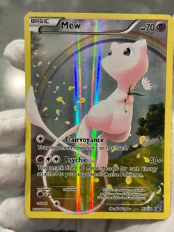Pokemon TCG Mew XY110 Black Star Promo Holo Full Art Generations MP - Image 3