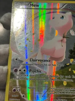 Pokemon TCG Mew XY110 Black Star Promo Holo Full Art Generations MP - Image 4
