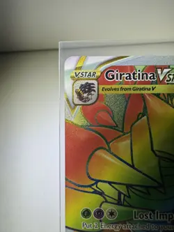 Pokemon TCG Giratina VSTAR Rainbow Rare 201/196 Lost Origin NM/M - Image 2