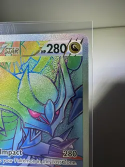 Pokemon TCG Giratina VSTAR Rainbow Rare 201/196 Lost Origin NM/M - Image 3