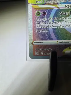 Pokemon TCG Giratina VSTAR Rainbow Rare 201/196 Lost Origin NM/M - Image 4