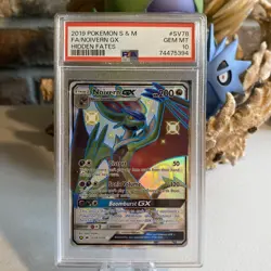 2019 Pokemon Hidden Fates #SV78 Noivern GX Full Art PSA 10 Gem Mint - Image 1