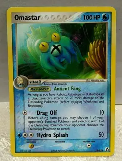 POKEMON Omastar 23/92 EX Legend Maker Set, RARE, NM Condition - Image 1