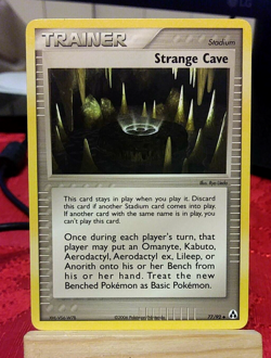 POKEMON Trainer Strange Cave 77/92 EX Legend Maker, Uncommon, NM Condition - Image 1