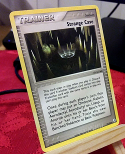 POKEMON Trainer Strange Cave 77/92 EX Legend Maker, Uncommon, NM Condition - Image 2