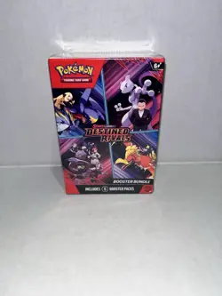 Pokemon Scarlet & Violet Destined Rivals Booster Bundle New Sealed 6 Packs - Image 1