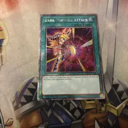 Dark Burning Attack 1st Edition Platinum Secret Rare RA04-EN245 Yu-Gi-Oh! - Image 1