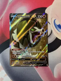 Sandaconda V 175/198 Chilling Reign Full Art Ultra Rare Pokemon Card NM - Image 1