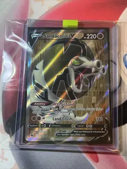 Sandaconda V 175/198 Chilling Reign Full Art Ultra Rare Pokemon Card NM - Image 4