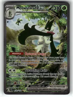 Meowscarada ex - 256/193 SV02: Paldea Evolved NM Pokemon Card TCG - Image 1