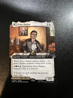 NYCC 2025 MTG Peter Parker / Amazing SPIDER-MAN PROMO Card Magic Gathering - Image 2