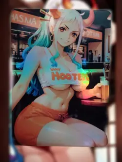 Yamato Hooters One Piece Anime Waifu Sexy Goddess Doujin Hentai Lewd Card - Image 1