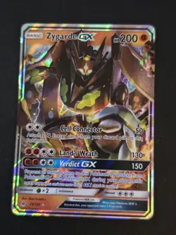 Zygarde GX 73/131 Forbidden Light 2018 Ultra Rare Holo Full Art Pokemon Card - Image 1