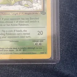 Pokemon TCG Victreebel Jungle 1st Edition Holo Card 14/64 Unlimited Rare - Image 3
