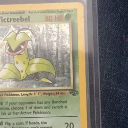 Pokemon TCG Victreebel Jungle 1st Edition Holo Card 14/64 Unlimited Rare - Image 4