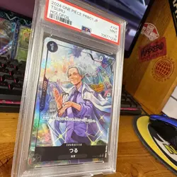 JAPANESE PRB01-PREMIUM BOOSTER ONE PIECE CARD THE BEST- 106 TSURU HOLO PSA 10 - Image 2