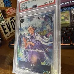 JAPANESE PRB01-PREMIUM BOOSTER ONE PIECE CARD THE BEST- 106 TSURU HOLO PSA 10 - Image 3