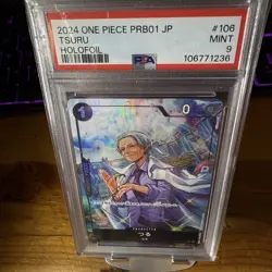 JAPANESE PRB01-PREMIUM BOOSTER ONE PIECE CARD THE BEST- 106 TSURU HOLO PSA 10 - Image 4