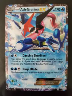 Ash-Greninja EX XY133 Holo Pokemon TCG Black Star Promo Card Near Mint NM Anime - Image 1