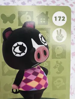 Agnes #172 Amiibo Animal Crossing Trading Card Game 🍬 - Image 4