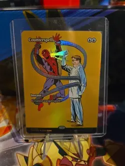 Counterspell 0009 Borderless - MAR - MTG Spider-Man FOIL NM/M - Image 1