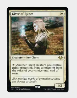 MTG Magic the Gatheirng - ​Giver of Runes - Modern Horizons MH1 - Regular - Image 1