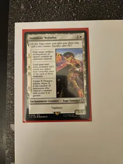 MTG Summon: Yojimbo Final Fantasy Commander NM Rare - Image 1