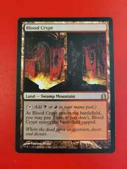Blood Crypt Return to Ravnica Regular. LP or better. MtG. Magic. - Image 1