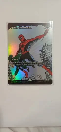 Heroic Intervention | Borderless | Foil | MTG | SPM | Near Mint | English EN - Image 1
